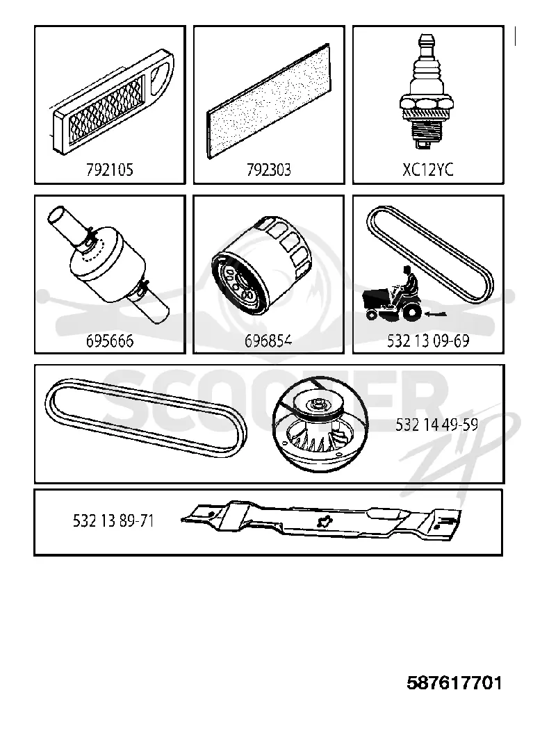 FREQUENTLY USED PARTS