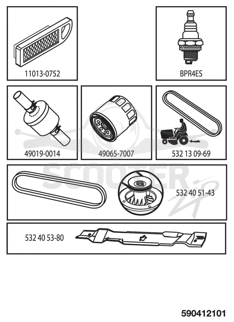 FREQUENTLY USED PARTS