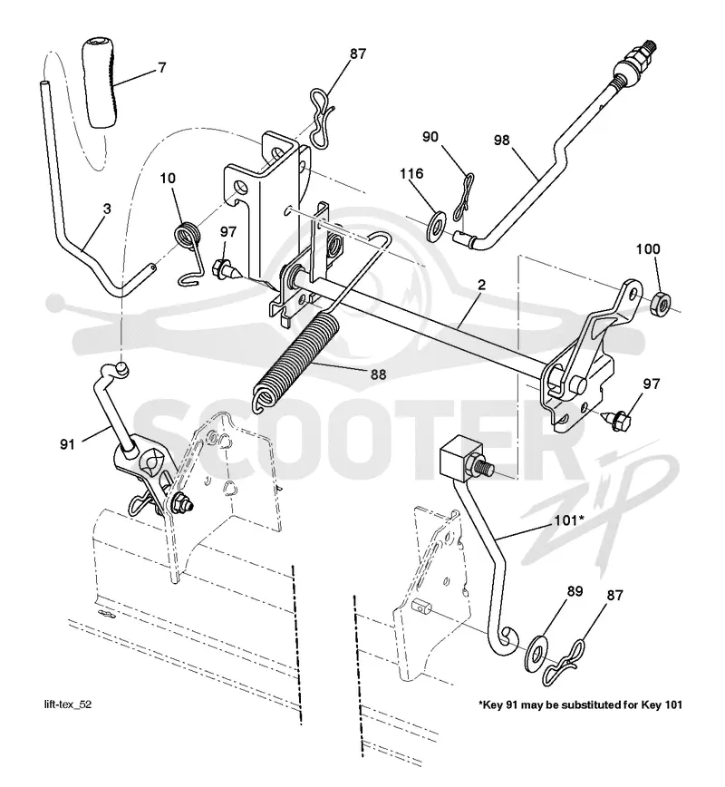 MOWER LIFT / DECK LIFT