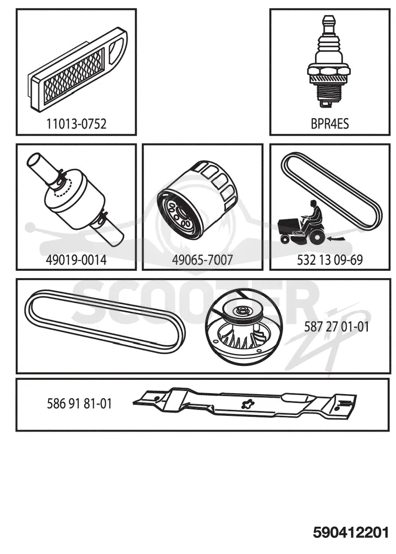 FREQUENTLY USED PARTS