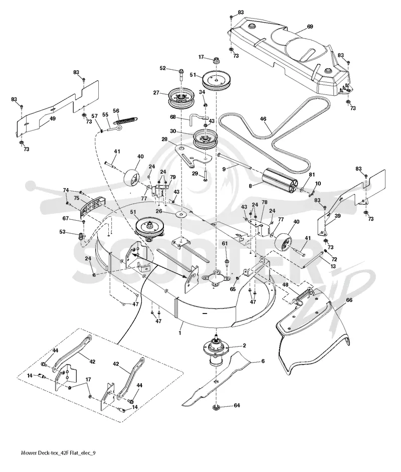MOWER DECK / CUTTING DECK