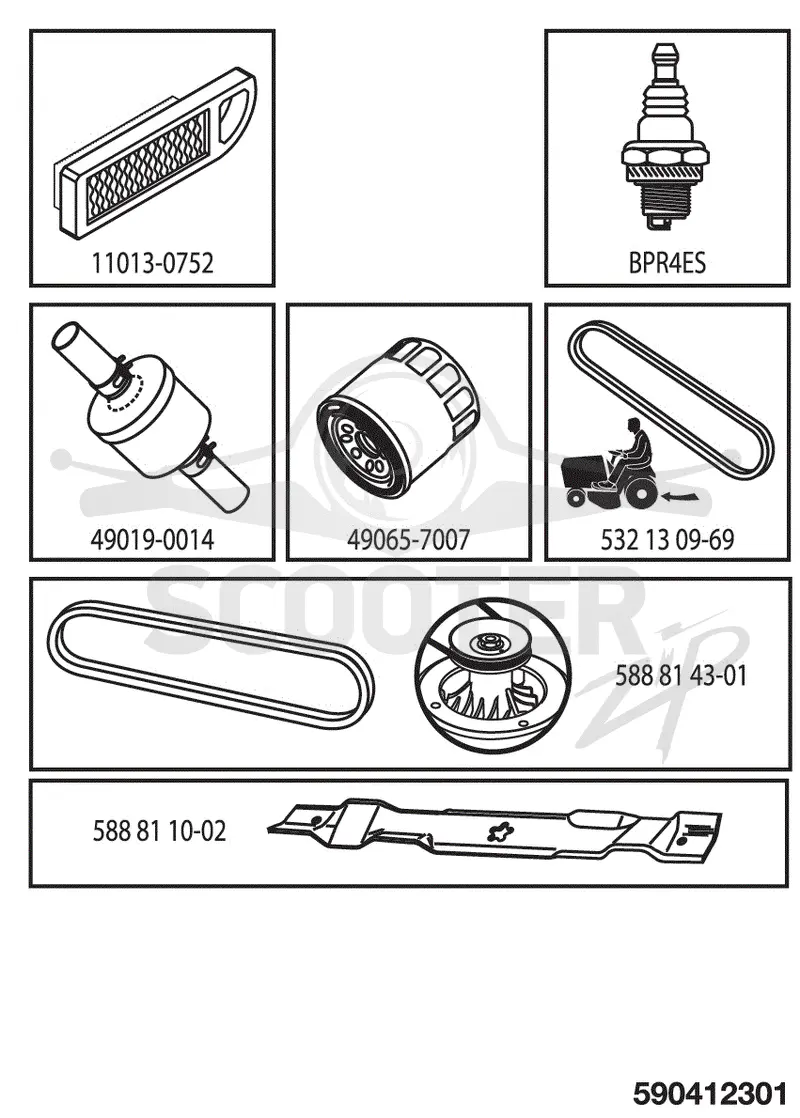 FREQUENTLY USED PARTS