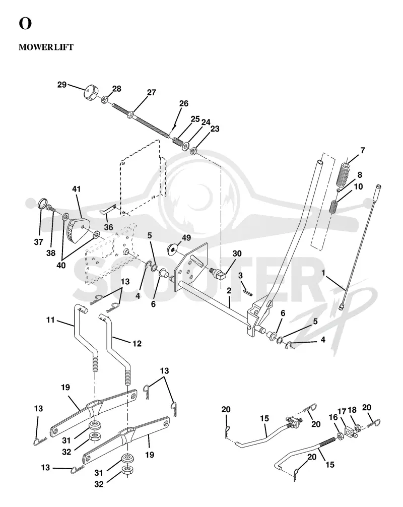MOWER LIFT / DECK LIFT