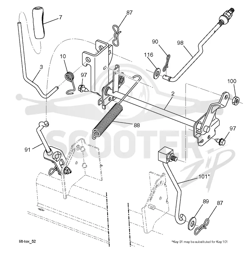 MOWER LIFT / DECK LIFT