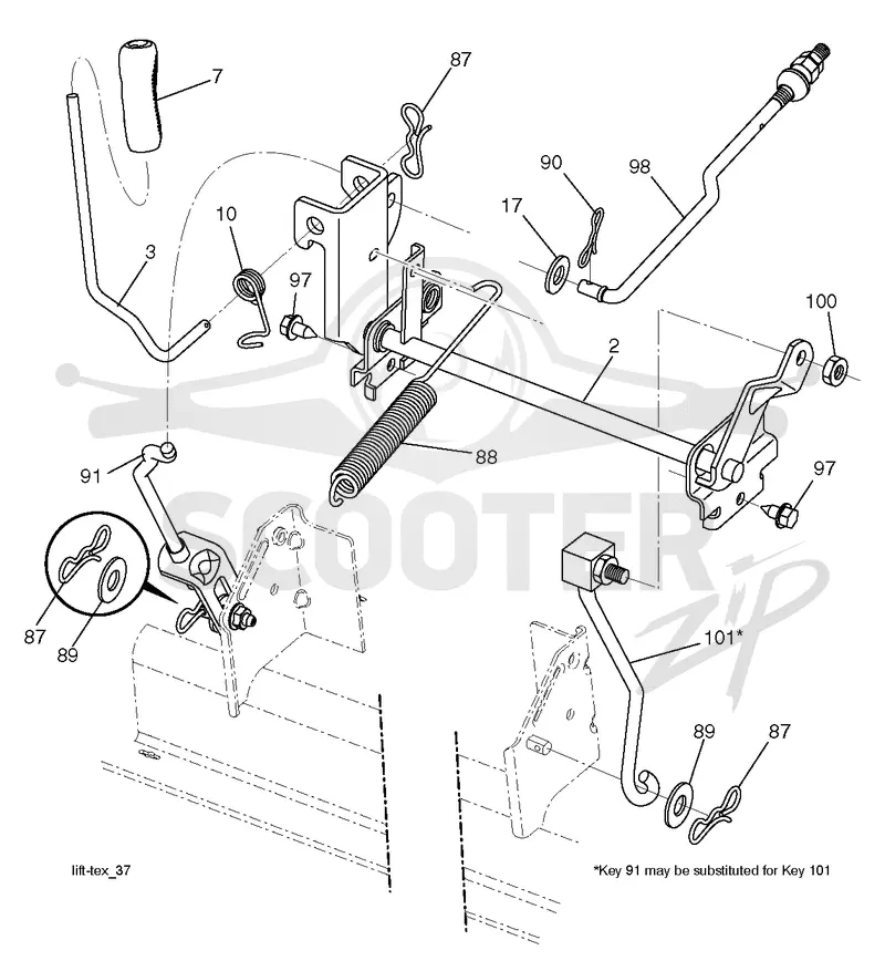 MOWER LIFT / DECK LIFT