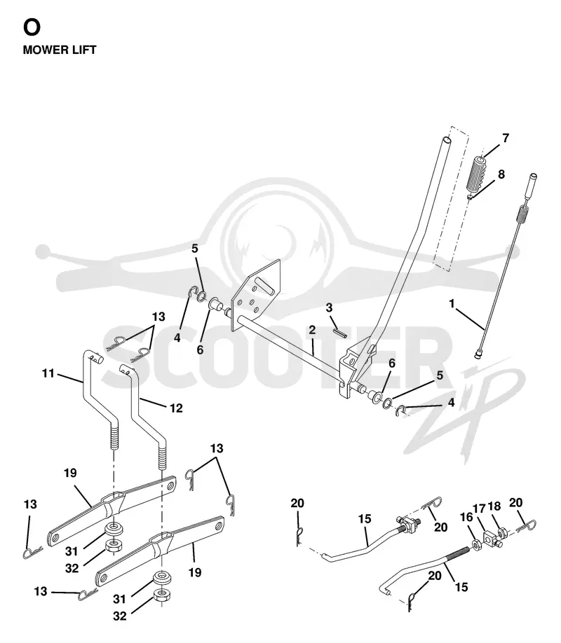 MOWER LIFT / DECK LIFT