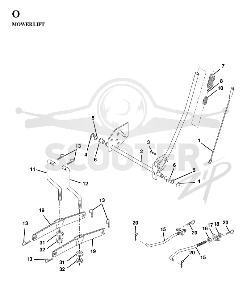 MOWER LIFT / DECK LIFT