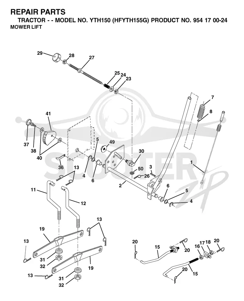 MOWER LIFT / DECK LIFT