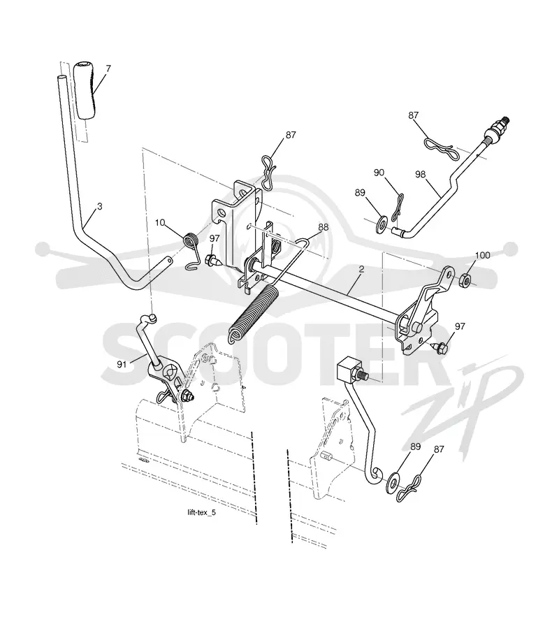MOWER LIFT / DECK LIFT