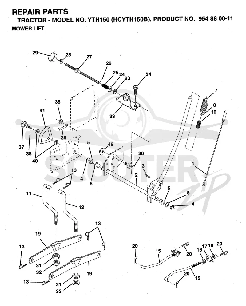 MOWER LIFT / DECK LIFT
