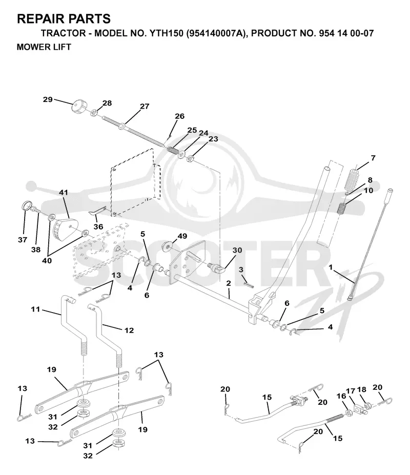 MOWER LIFT / DECK LIFT