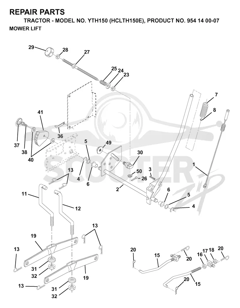 MOWER LIFT / DECK LIFT