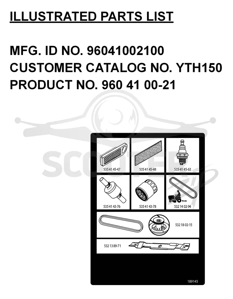 FREQUENTLY USED PARTS