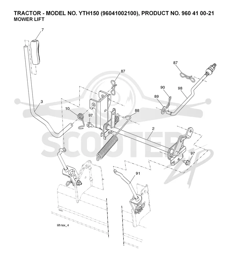 MOWER LIFT / DECK LIFT