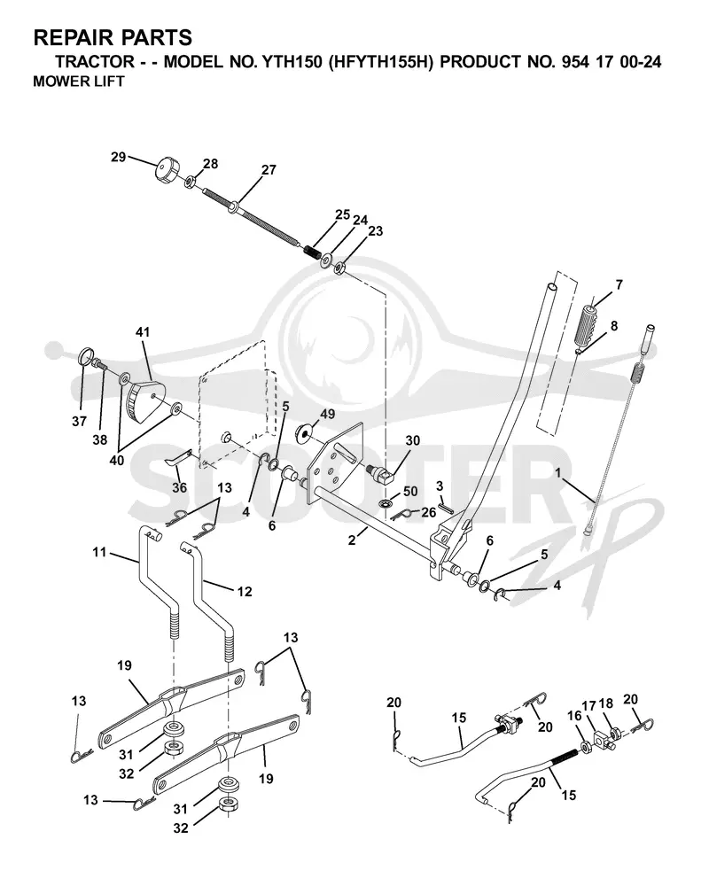 MOWER LIFT / DECK LIFT