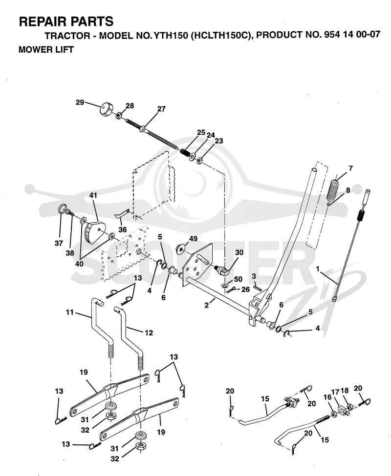 MOWER LIFT / DECK LIFT