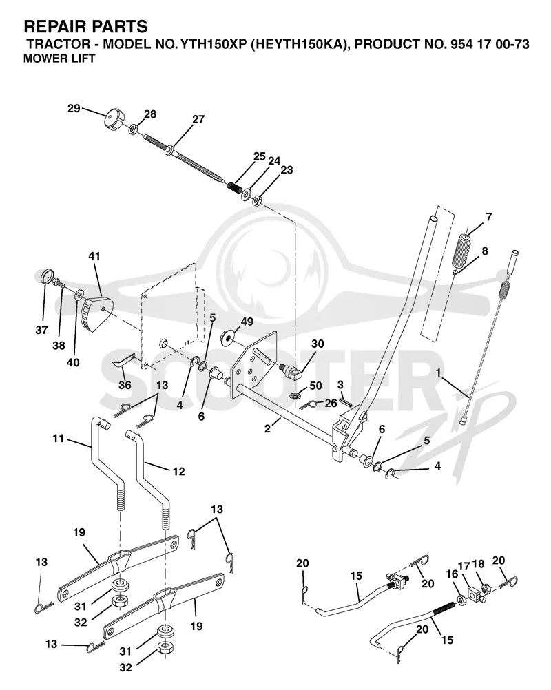 MOWER LIFT / DECK LIFT