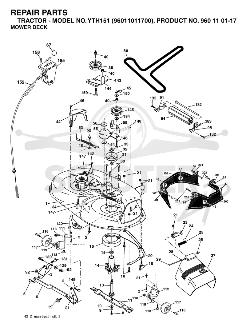 MOWER DECK / CUTTING DECK