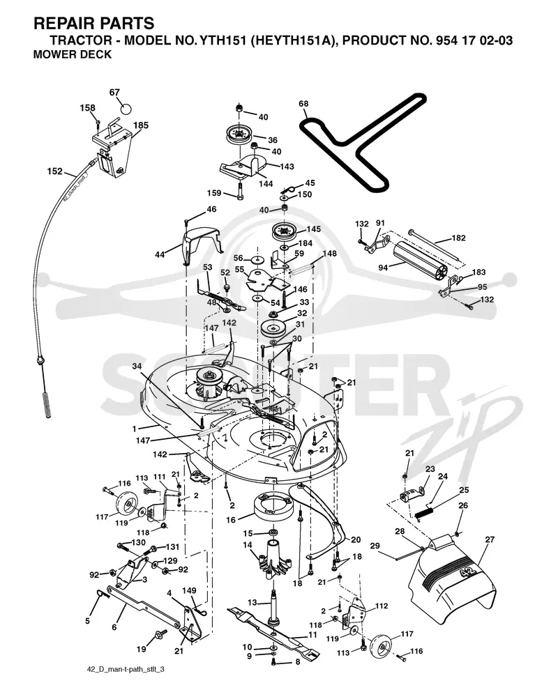 MOWER DECK / CUTTING DECK