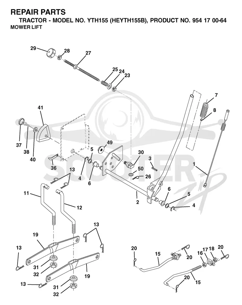 MOWER LIFT / DECK LIFT
