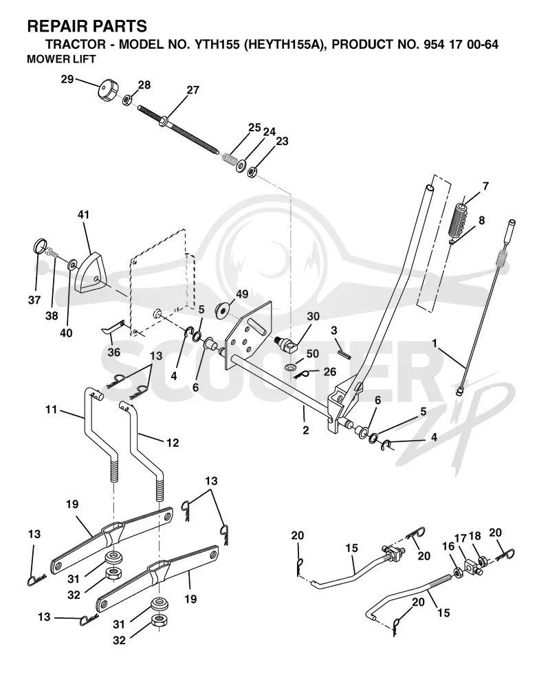 MOWER LIFT / DECK LIFT