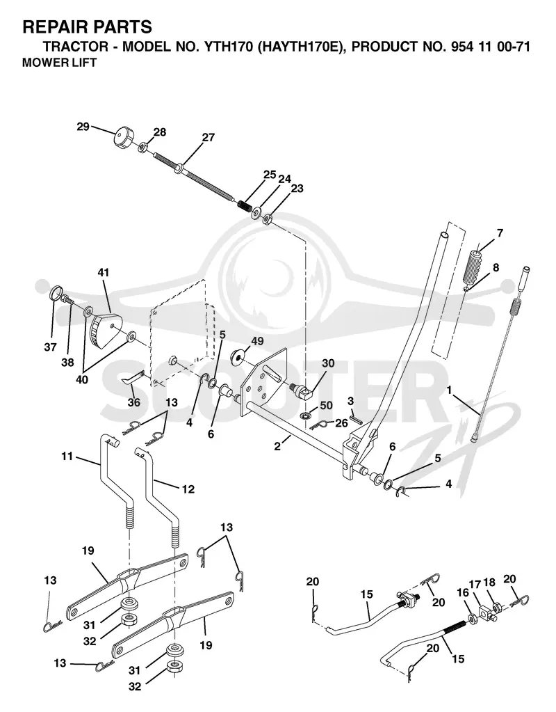 MOWER LIFT / DECK LIFT