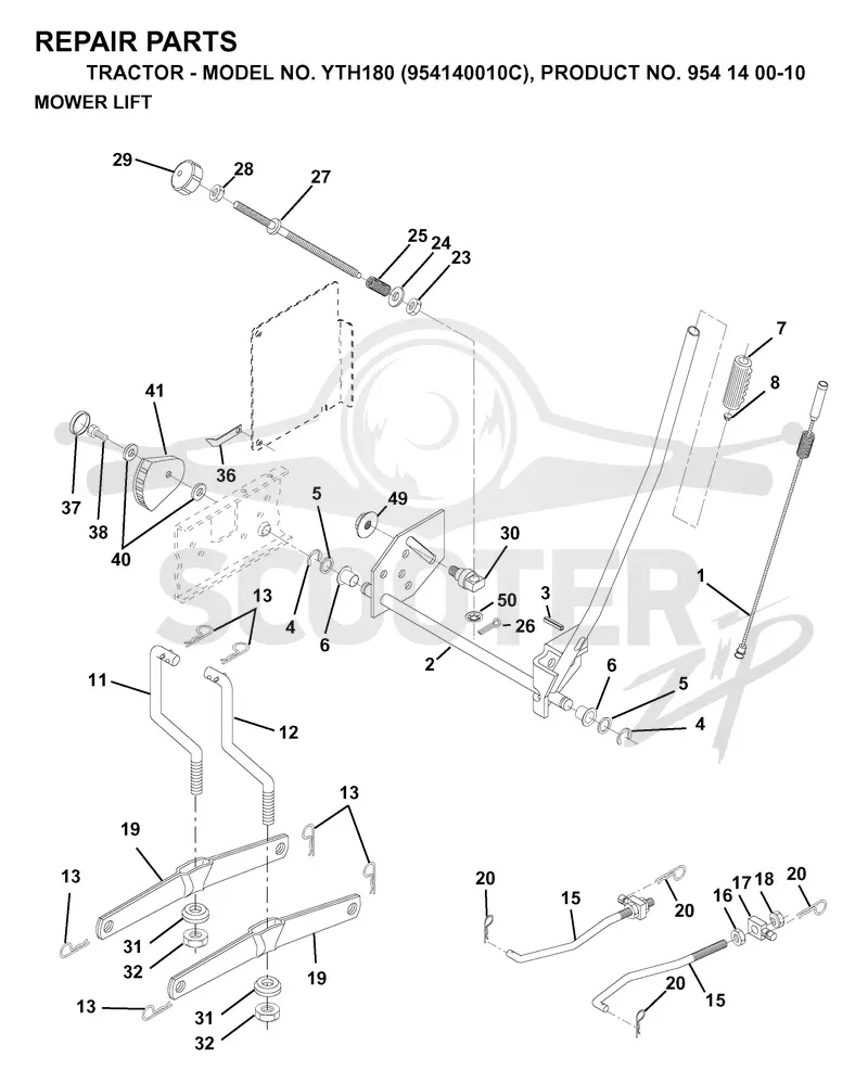MOWER LIFT / DECK LIFT