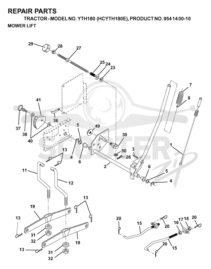 MOWER LIFT / DECK LIFT