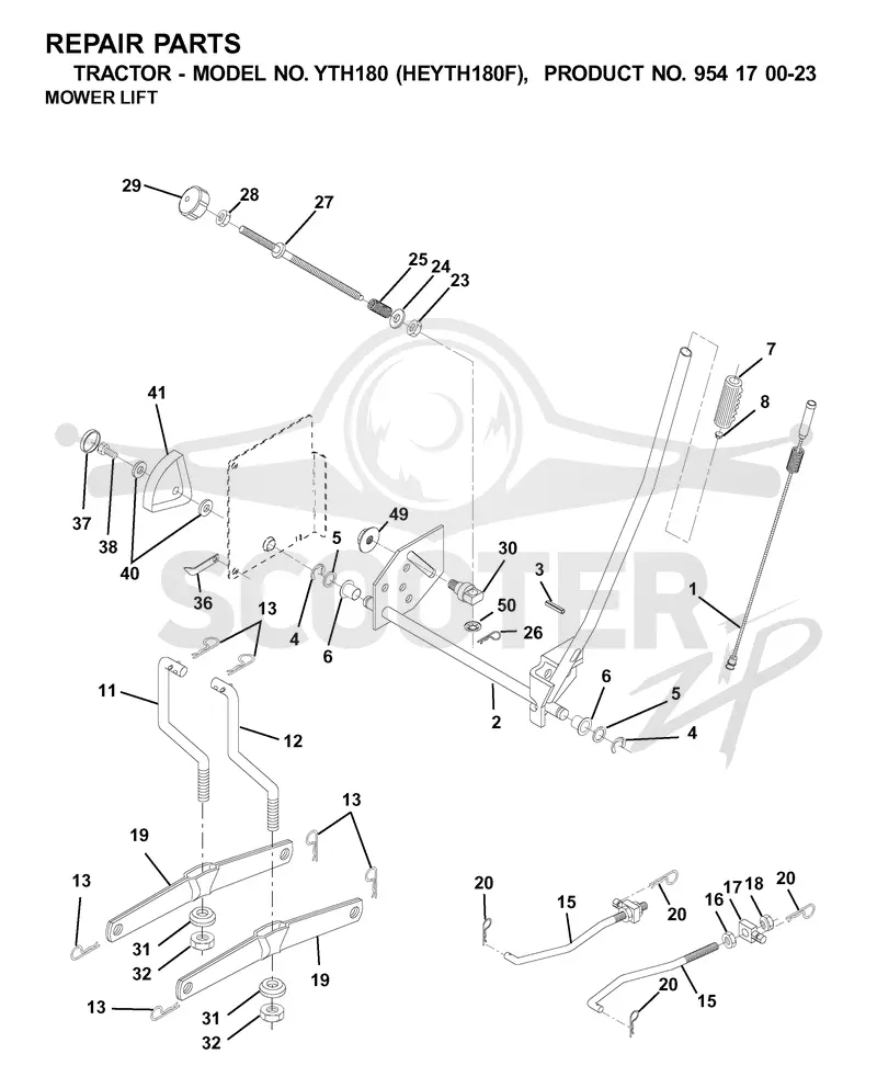 MOWER LIFT / DECK LIFT