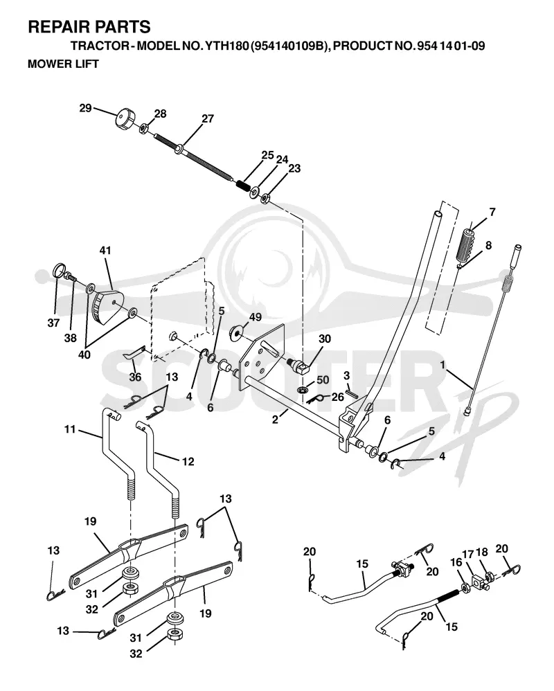 MOWER LIFT / DECK LIFT