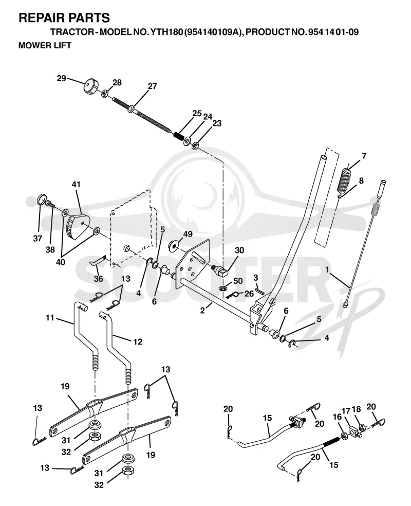 MOWER LIFT / DECK LIFT