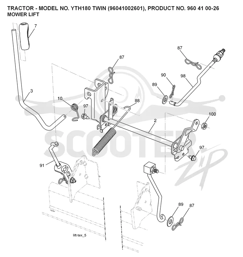 MOWER LIFT / DECK LIFT