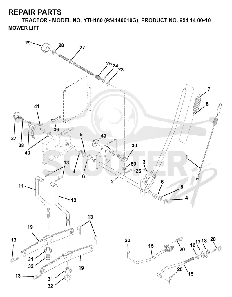 MOWER LIFT / DECK LIFT