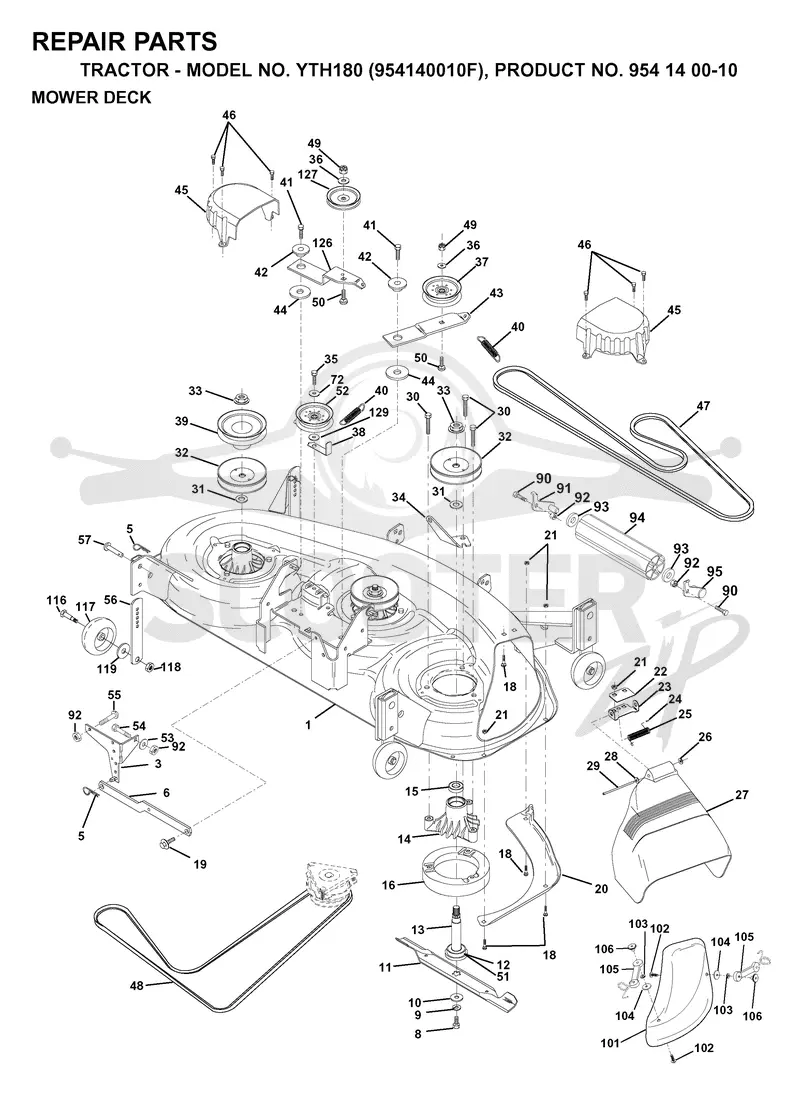 MOWER DECK / CUTTING DECK