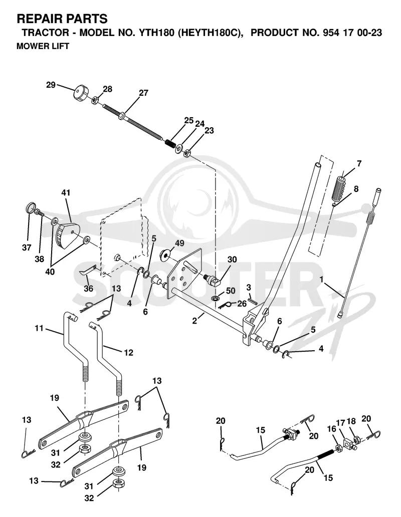 MOWER LIFT / DECK LIFT