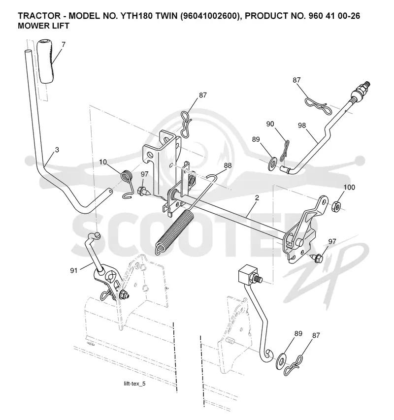 MOWER LIFT / DECK LIFT