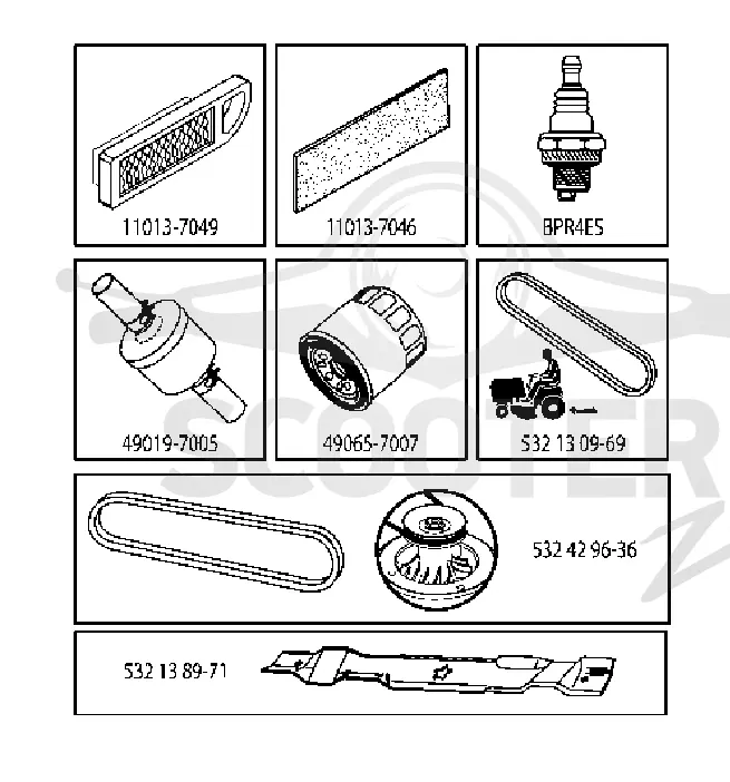 FREQUENTLY USED PARTS