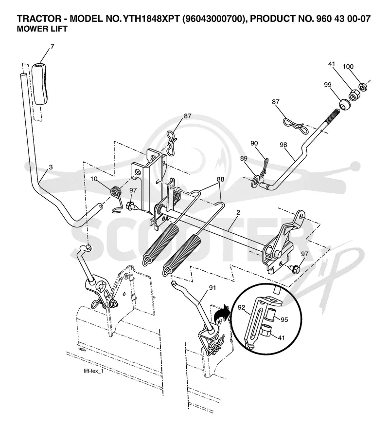 MOWER LIFT / DECK LIFT