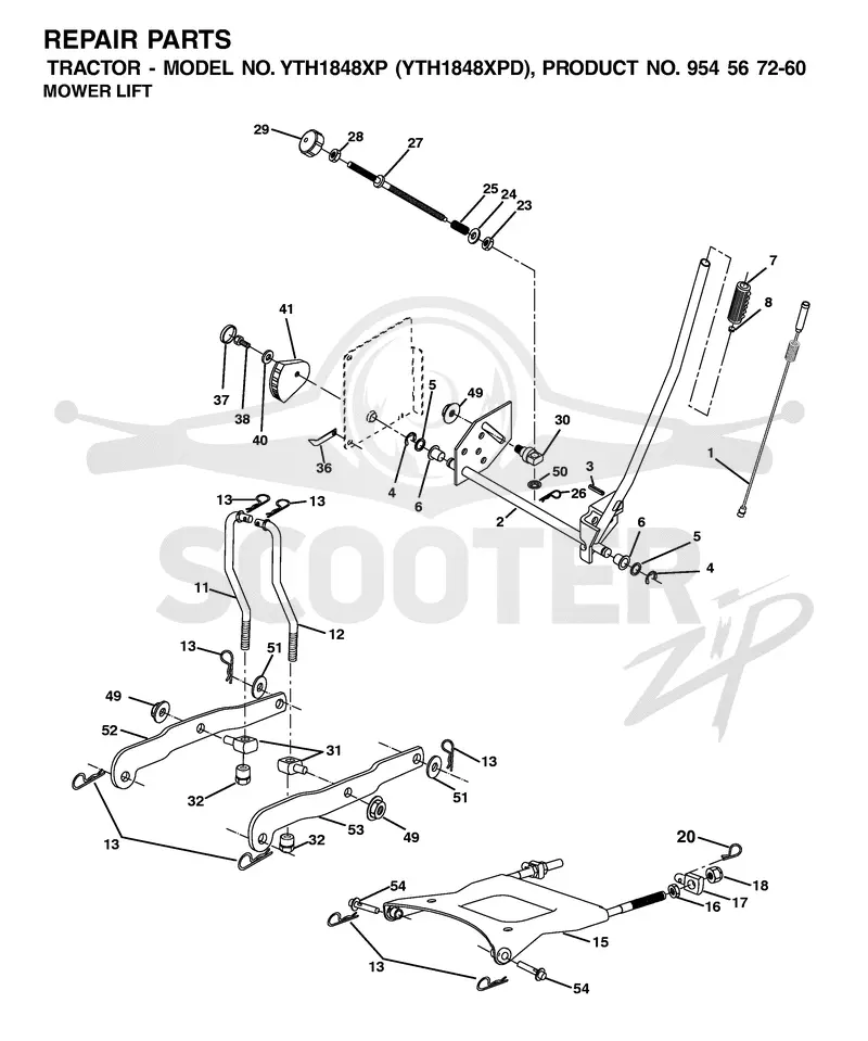 MOWER LIFT / DECK LIFT