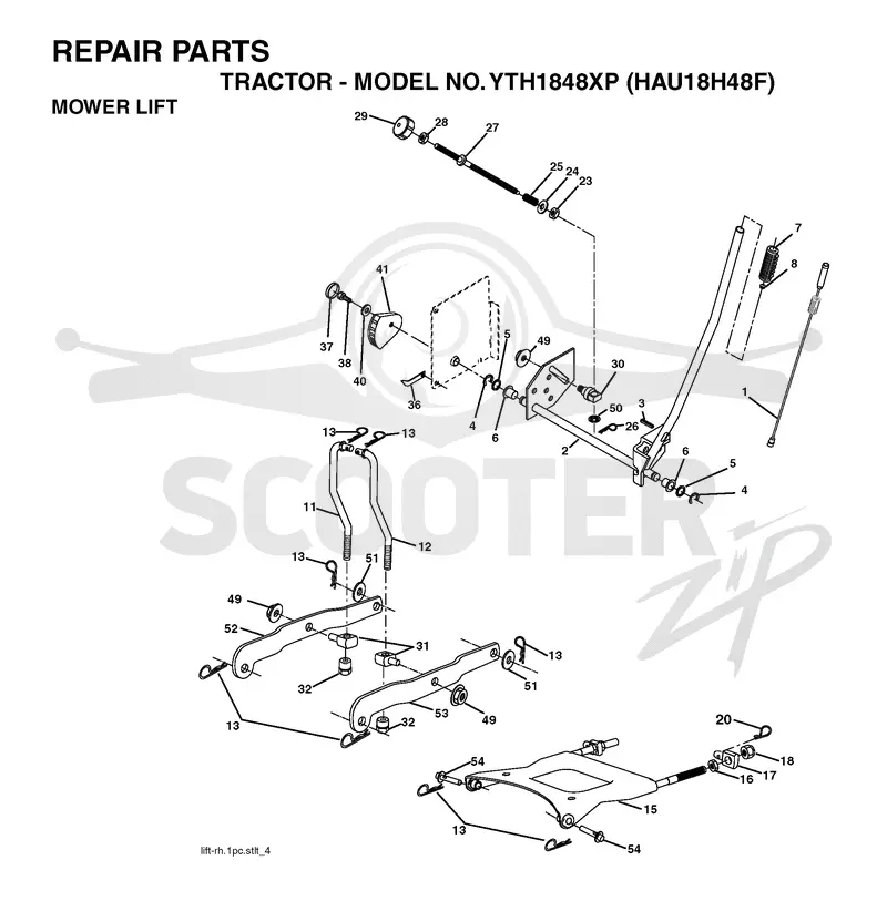 MOWER LIFT / DECK LIFT