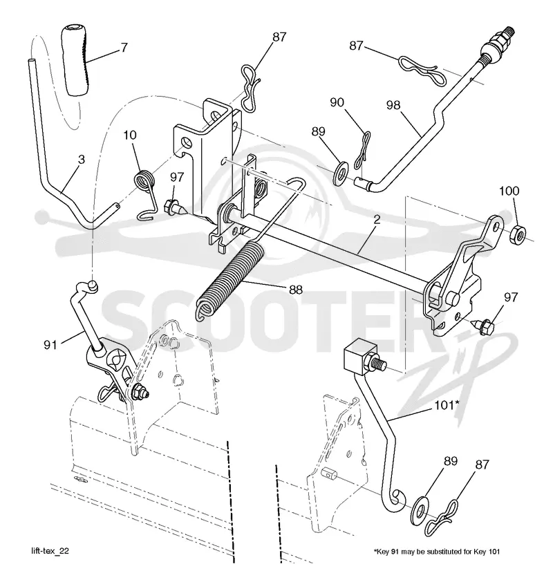 MOWER LIFT / DECK LIFT