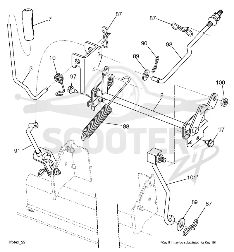 MOWER LIFT / DECK LIFT