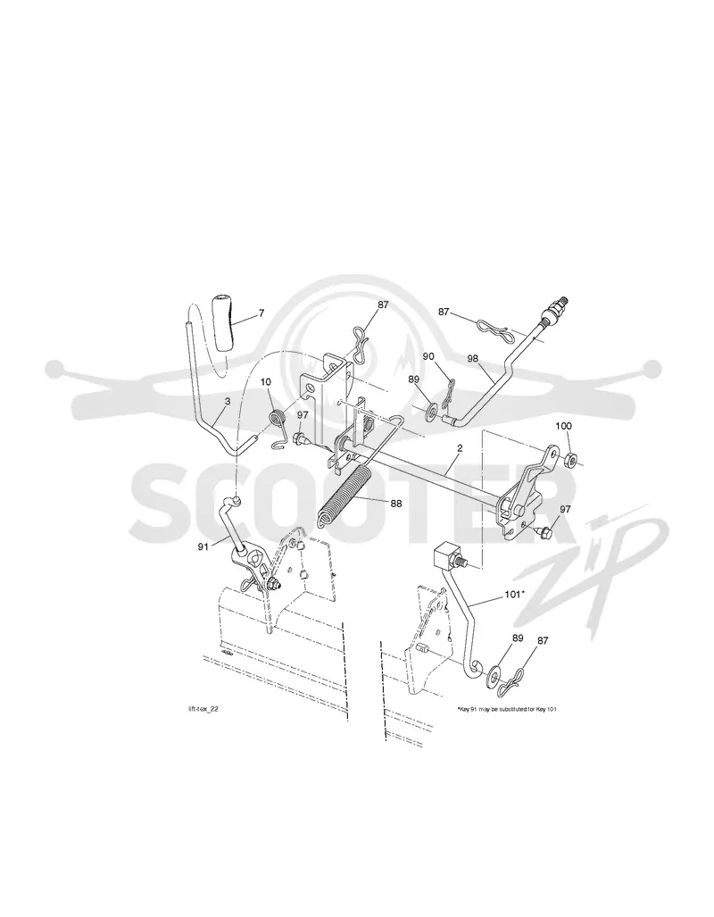 MOWER LIFT / DECK LIFT