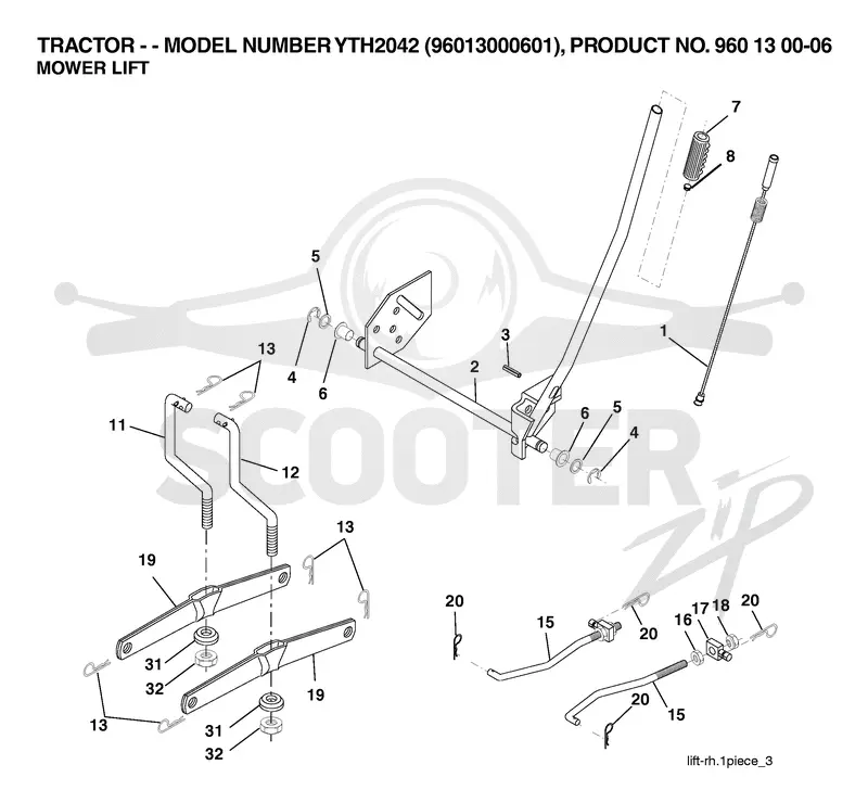 MOWER LIFT / DECK LIFT