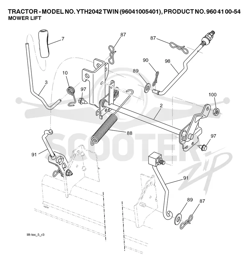 MOWER LIFT / DECK LIFT