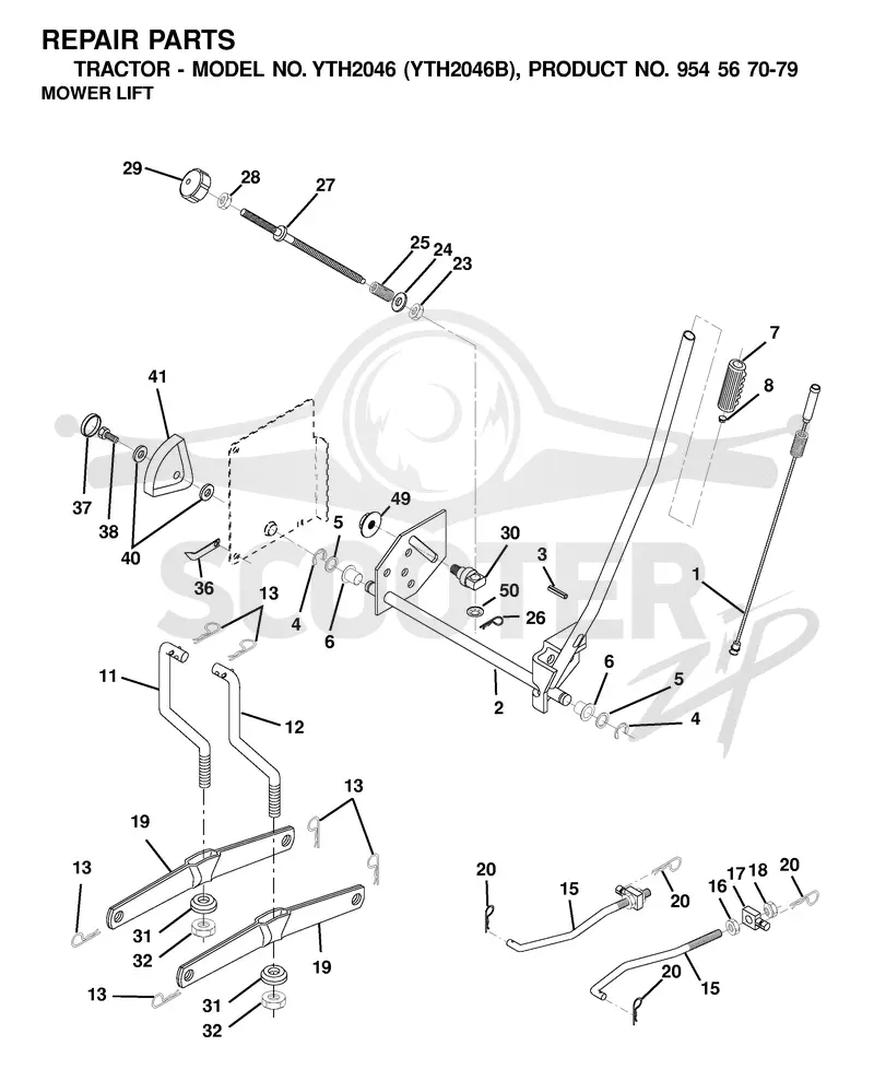 MOWER LIFT / DECK LIFT