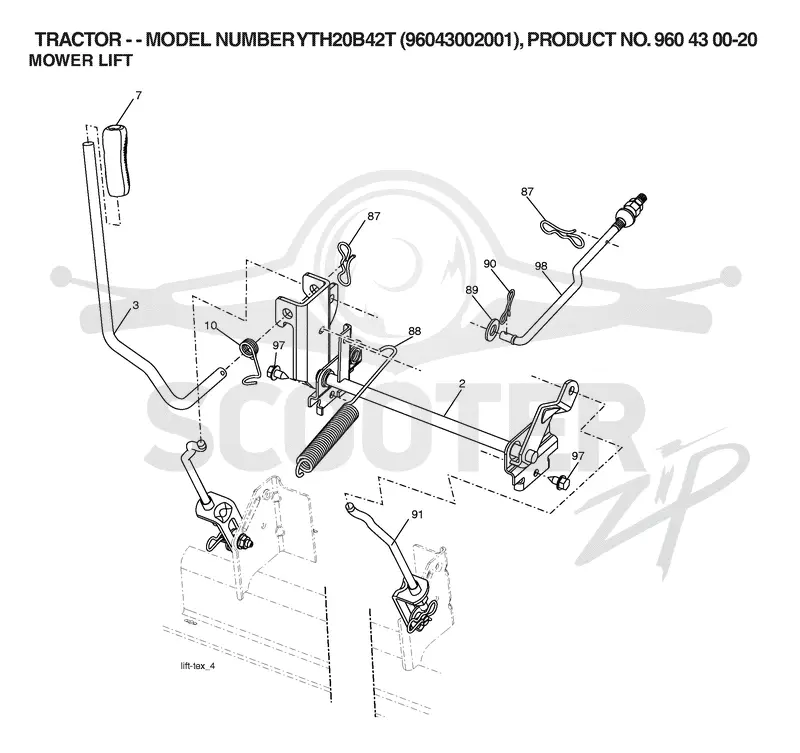 MOWER LIFT / DECK LIFT