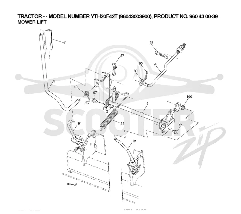 MOWER LIFT / DECK LIFT