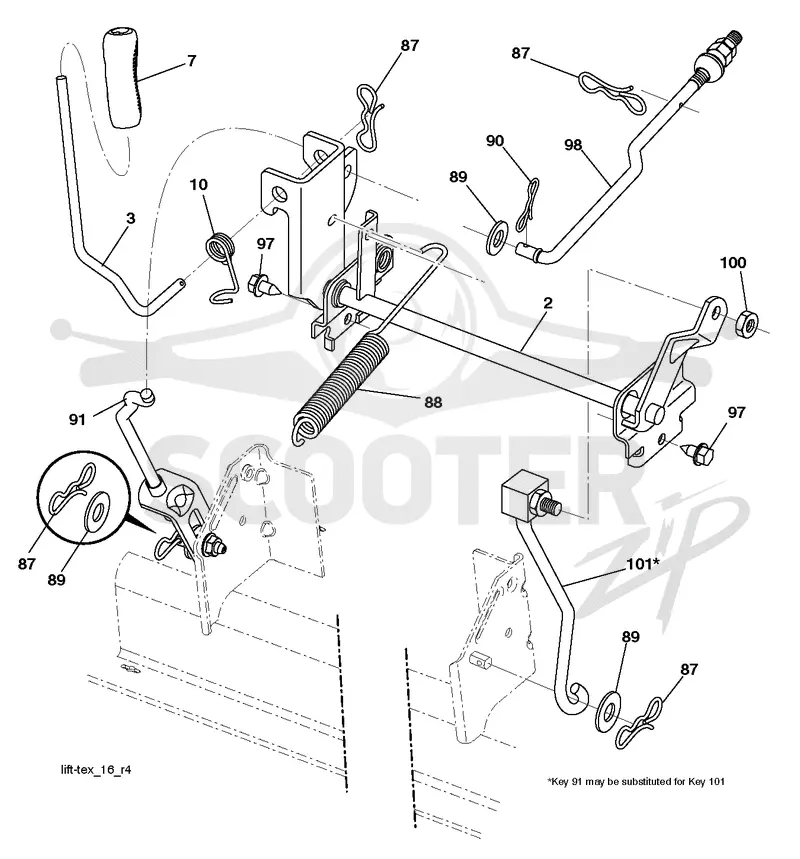 MOWER LIFT / DECK LIFT