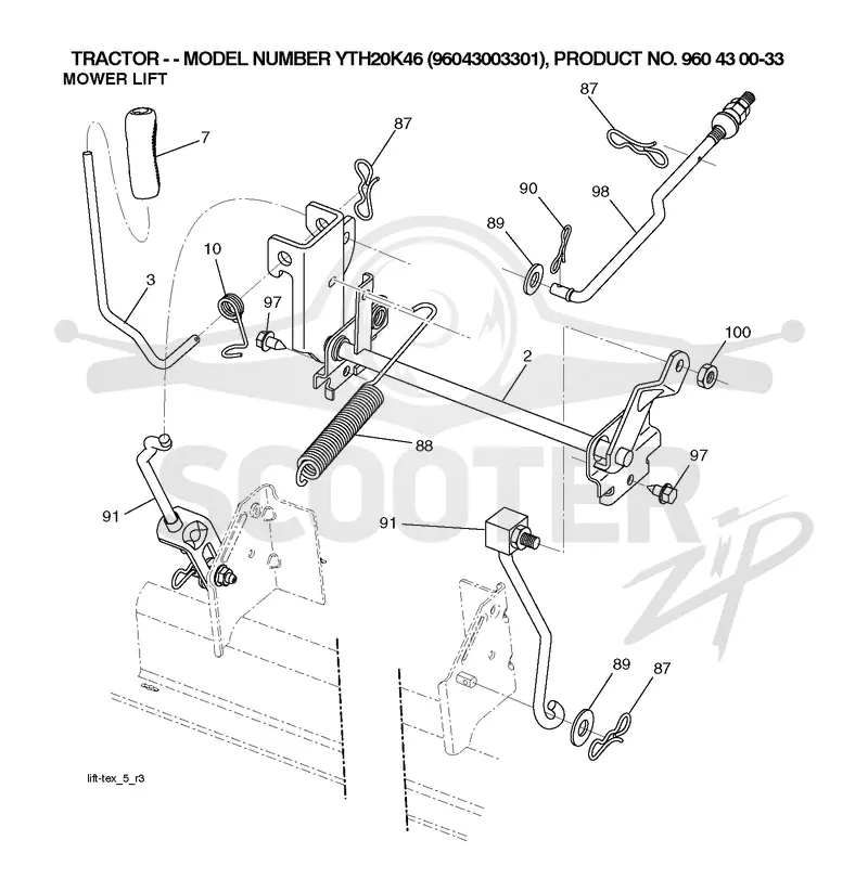 MOWER LIFT / DECK LIFT
